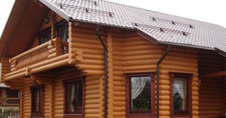 Строительство дома из оцилиндрованного бревна в Истре - от 137046 рублей