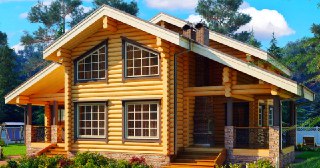 Строительство дома из бревна под ключ Истра цены от 10648 руб.